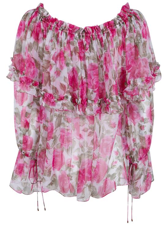 26SS 끌로에 셔츠 CH26UH123278 91Y WHITE PINK - CHLOE