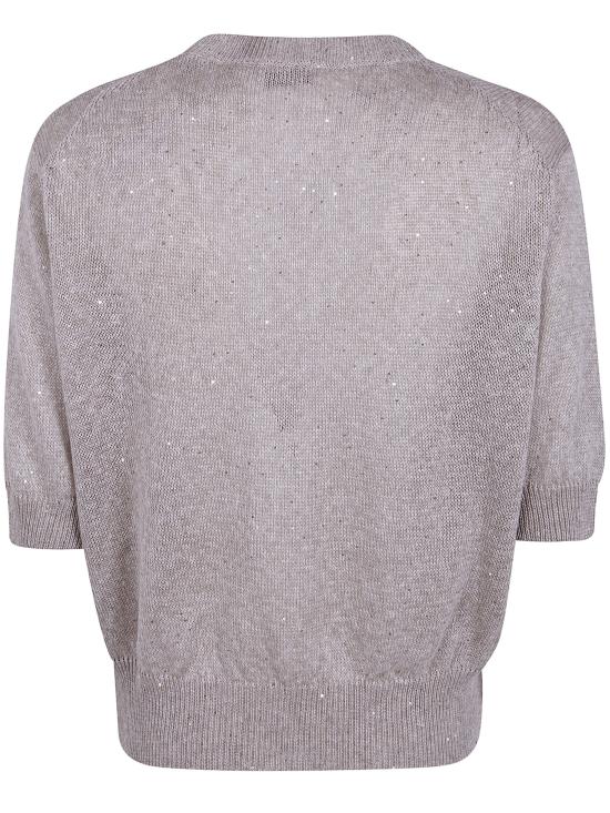 26SS 브루넬로 쿠치넬리 스웨터 MDT746400 C1600 WHITE - BRUNELLO CUCINELLI