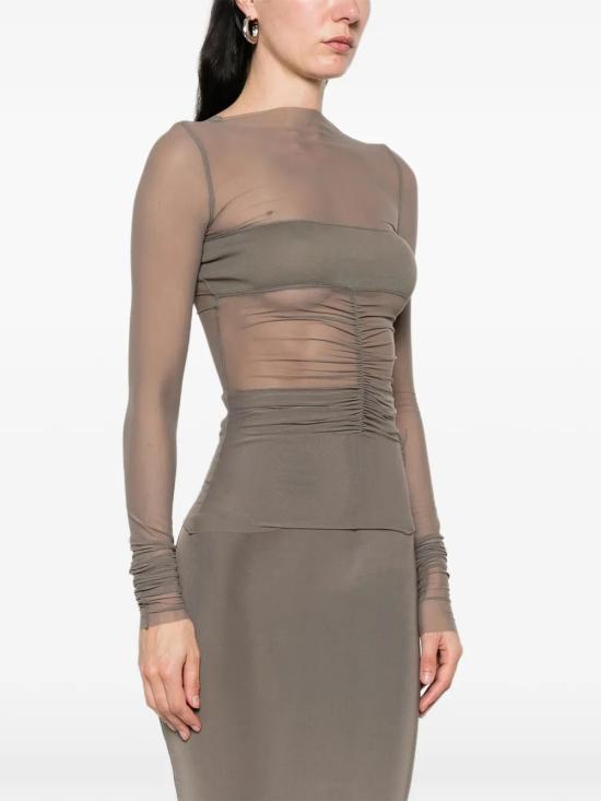 26SS 릭 오웬스 탑 RO01F6274 TUSRJA 34 DUST - RICK OWENS