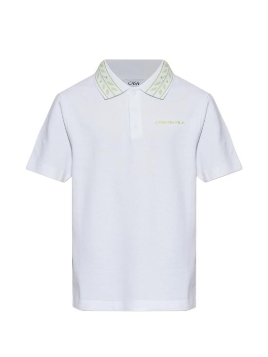 26SS 카사블랑카 폴로 티셔츠 MSS26JTP49901 BRIGHT WHITE