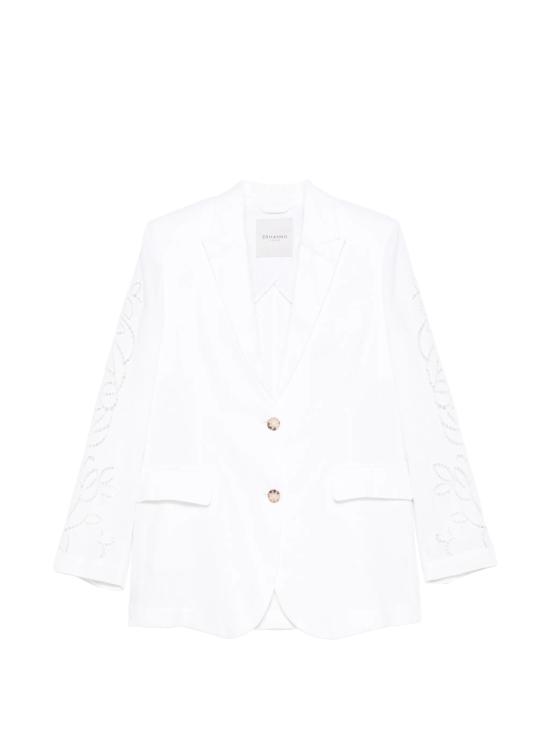 26SS 에르마노 피렌제 자켓 D48EI026ES4MF010 MF010 BIANCO OTTICO