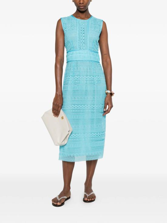 26SS 에르마노 피렌제 미디 원피스 D48EQ077EN2MFB21 MFB21 TURCHINO - ERMANNO FIRENZE