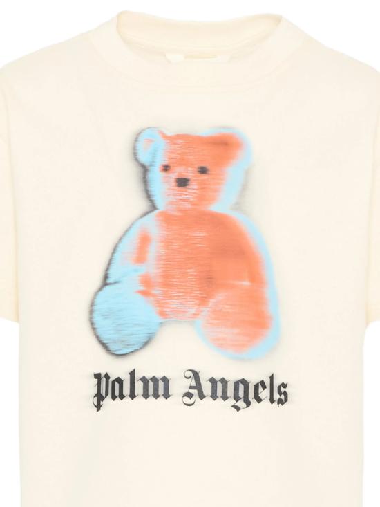 26SS [키즈] 팜앤젤스 티셔츠 PBAA003S26JER005 002 OFF WHITE - PALM ANGELS