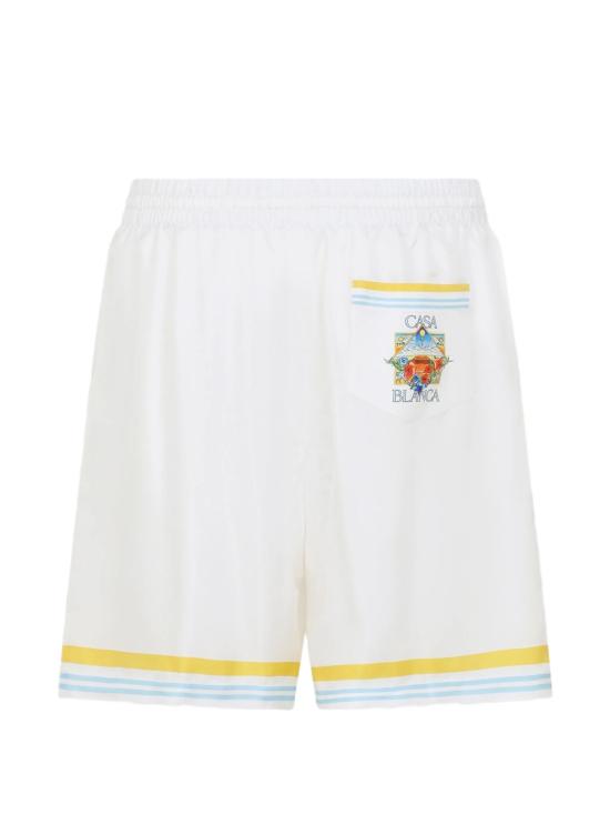 26SS 카사블랑카 숏팬츠 MSS26TR39909 FLOWER COURT ICON - CASABLANCA