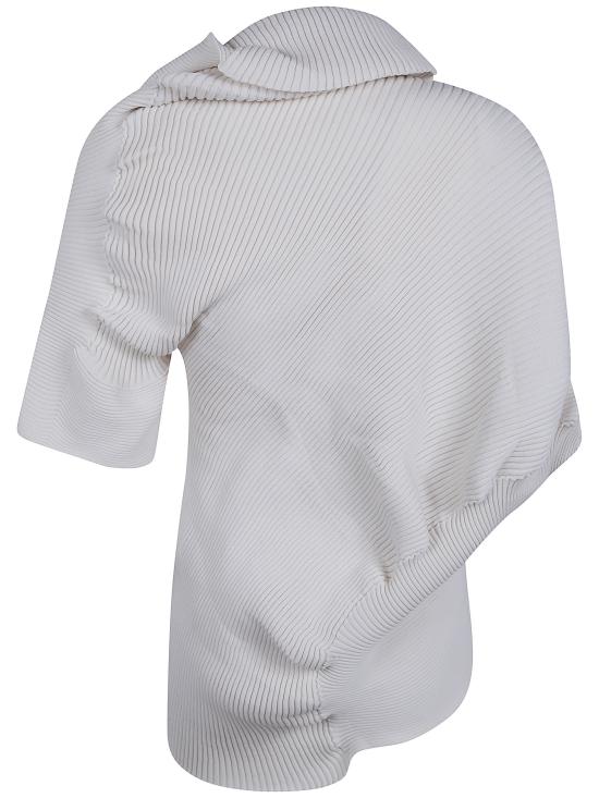 26SS 이세이 미야케 탑 IM66KN754 02 OFFWHITE - ISSEY MIYAKE