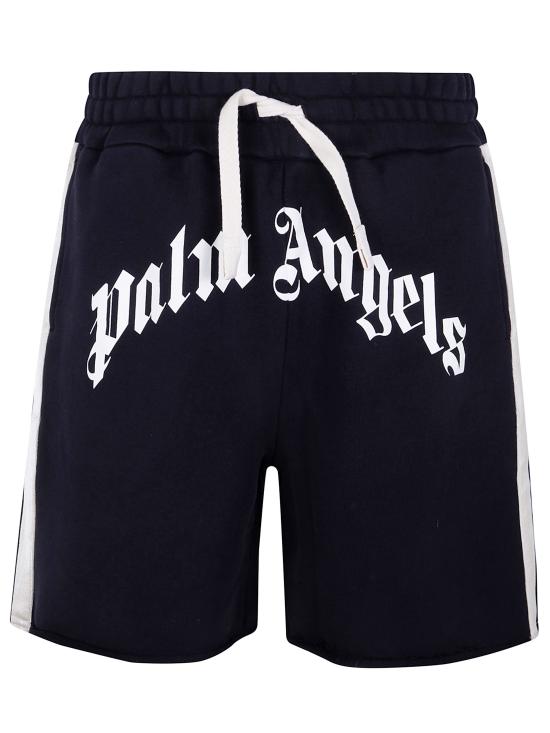 26SS 팜앤젤스 숏팬츠 PMCI02DS26FLE001 BLACK OFF WHITE - PALM ANGELS