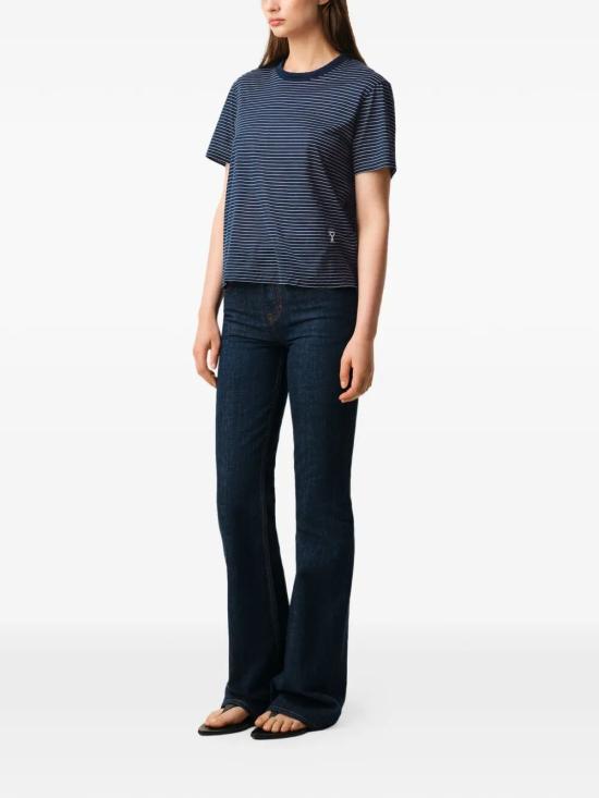 26SS 아미 탑 FTS373 JE0212 A044 INK WHITE - AMI