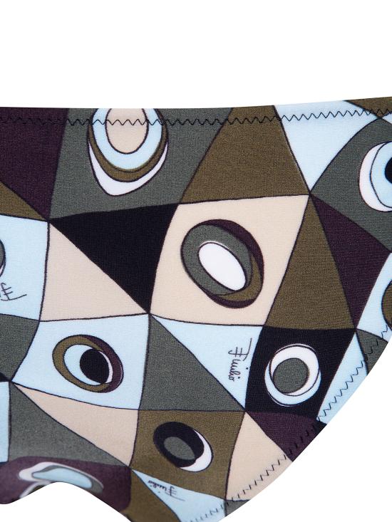 26SS 에밀리오푸치 비키니 수영복 6HMX28 6H865 P18 KHAKI BLUE - EMILIO PUCCI