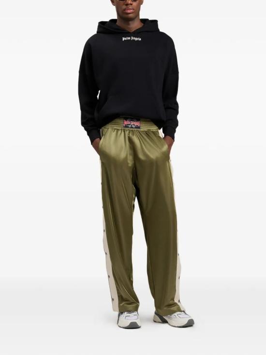 26SS 팜앤젤스 후드 티셔츠 PMBB036S26FLE001 BLACK OFF WHITE - PALM ANGELS