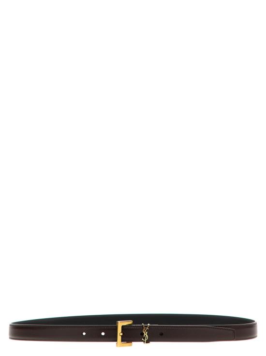 26SS 생로랑 카산드라 씬 스퀘어 버클 벨트 554465BOO0W6892