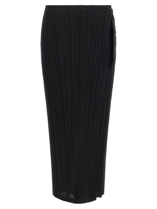 26SS 플리츠플리즈 롱 스커트 PP66JF47415