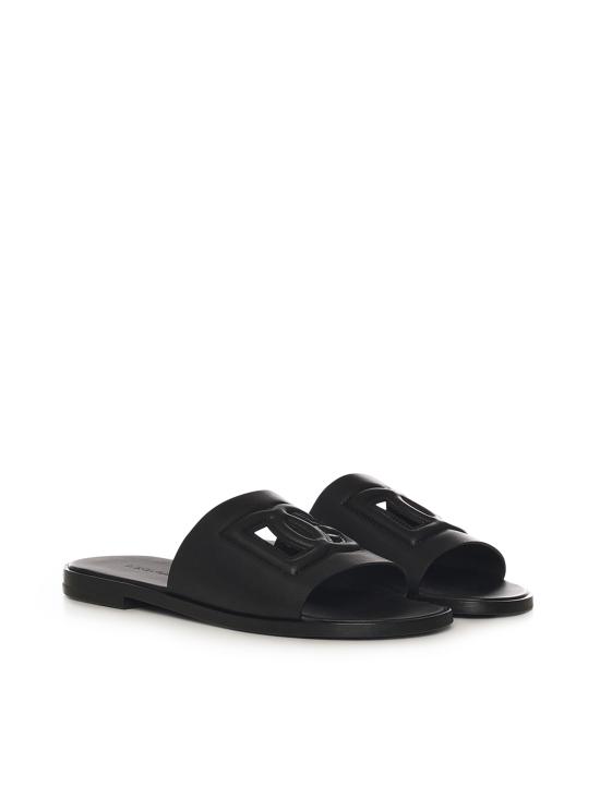 26SS 돌체앤가바나 뮬/슬리퍼 A80397 A036380999 Black - DOLCE & GABBANA