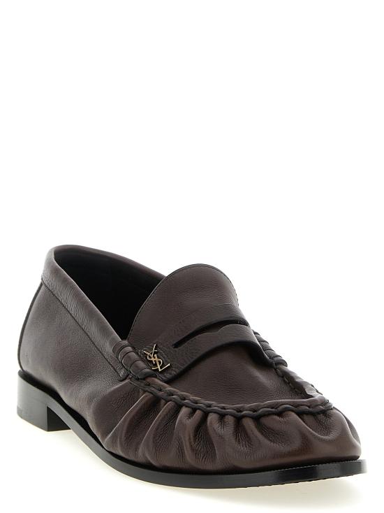 26SS 생로랑 매트 레더 서플 르 로퍼 83947125VAA2128 - SAINT LAURENT