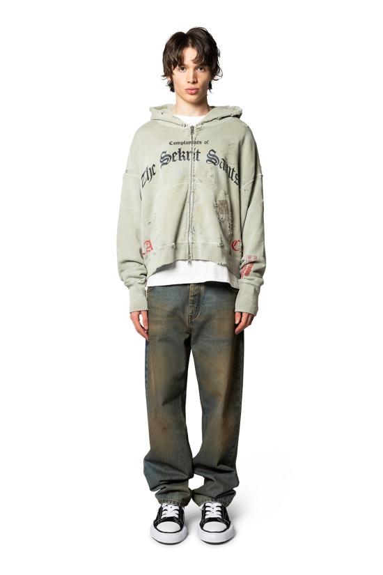 26SS SEKRIT SAINTS 후드 티셔츠 SS26 SEK HD02 GRN - OTHER BRANDS