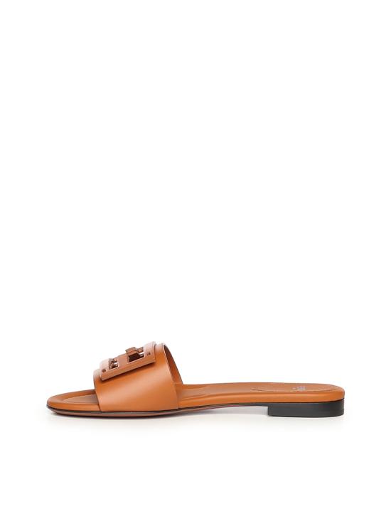 26SS 펜디 바게트 레더 슬라이드 8R8136 AE7TF1C4R Brown - FENDI