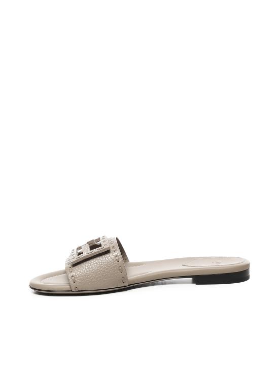 26SS 펜디 바게트 시에나 레더 슬라이드 8R8136 AQY2F1MXM Beige - FENDI