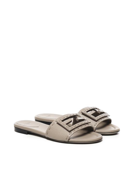 26SS 펜디 바게트 시에나 레더 슬라이드 8R8136 AQY2F1MXM Beige - FENDI