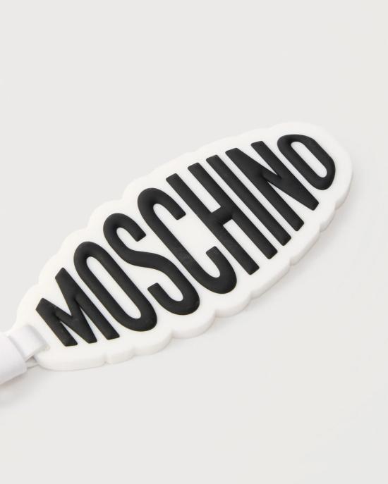 26SS 모스키노 키링 MC5430PP1O OY0 10A BIANCO NERO - MOSCHINO