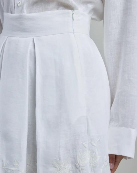 26SS 일레븐티 롱 스커트 M80GONL03 TES0M18701 White - ELEVENTY