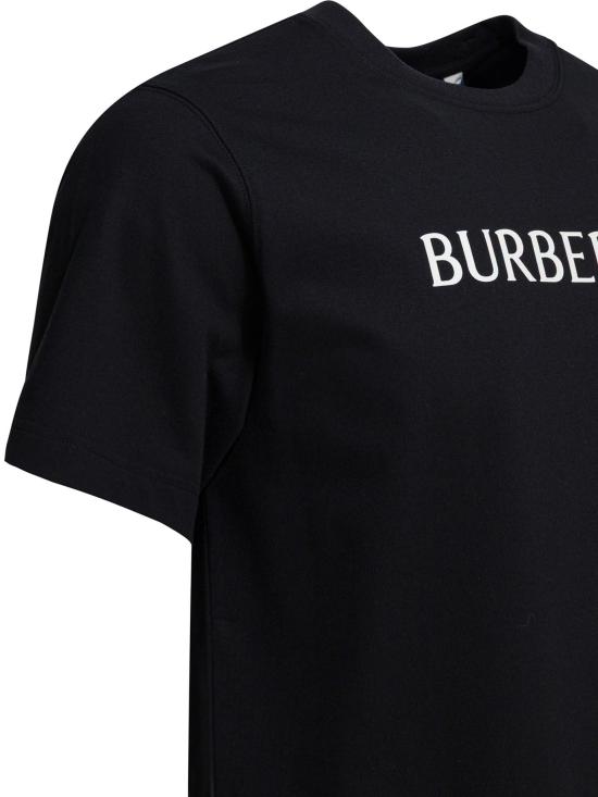 26SS 버버리 로고 코튼 티셔츠 8122387 BLACK DOM - BURBERRY