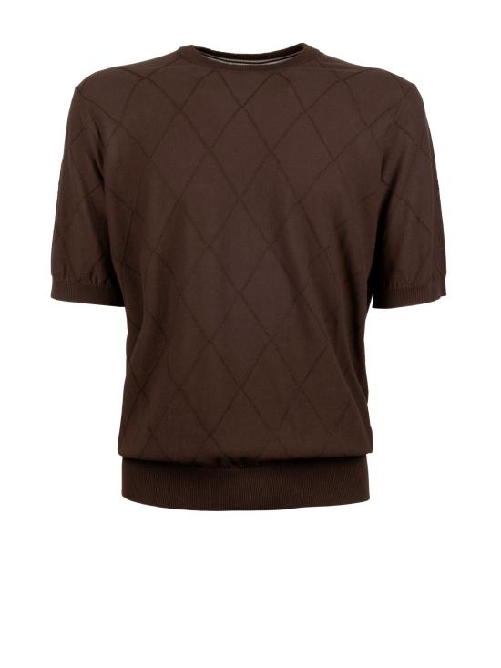 26SS 페세리코 반팔 티셔츠 R59488F14 9173Q51Q MARRONE CORTECCIA