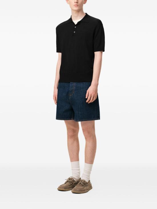 26SS 아미 폴로 티셔츠 HPL436 KN0159001 Black - AMI