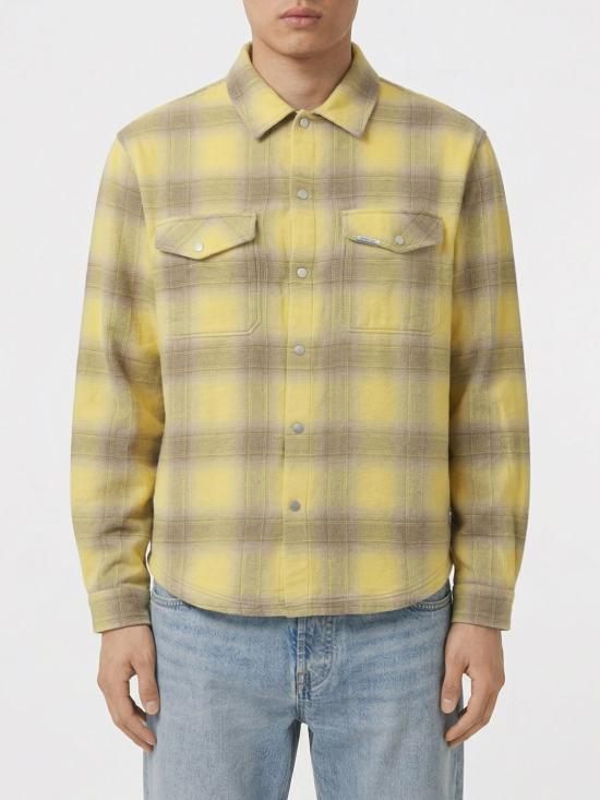 26SS 리프레젠트 긴팔 셔츠 MLM100474 CREAMEDCOR Yellow