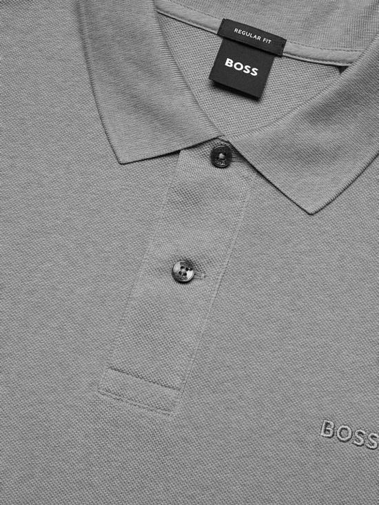 26SS 보스 폴로 티셔츠 50553564 072 Grey 1 - BOSS