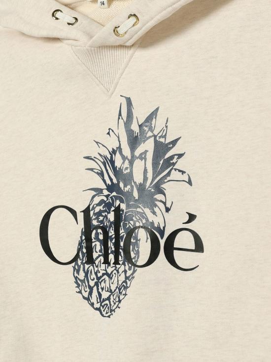 26SS [키즈] 끌로에 티셔츠 C20841 B39 Ecru - CHLOE