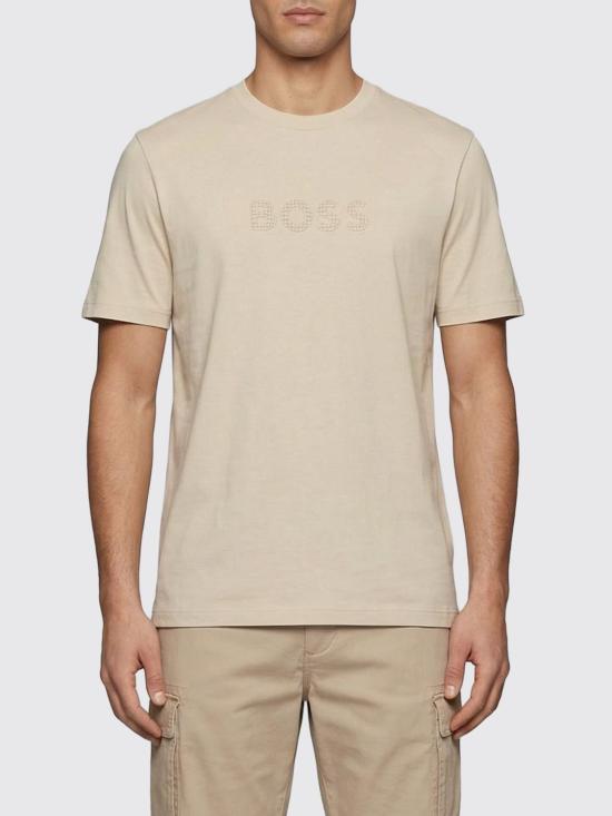 26SS 보스 반팔 티셔츠 50559361 272 Beige