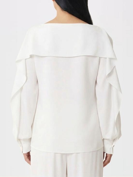 26SS 랑방 긴팔 티셔츠 RWTO00106253P26 021 White - LANVIN