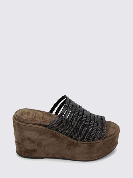 26SS 브루넬로 쿠치넬리 뮬/슬리퍼 MZGAG3240 C101 Black