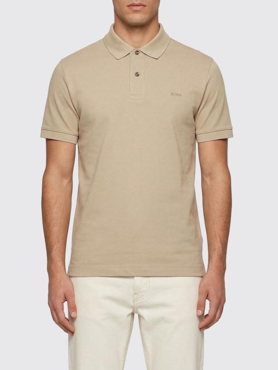 26SS 보스 폴로 티셔츠 50553564 286 Beige