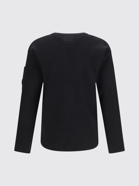 26SS 씨피 컴퍼니 코튼 씨 아일랜드 렌즈 스웨터 20CMKN097A110560A 999 Black - C.P. COMPANY