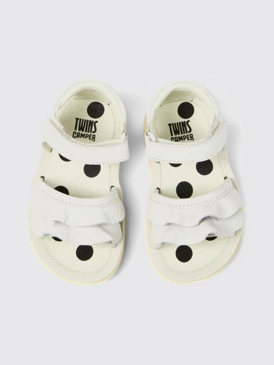 26SS [키즈] 캠퍼 샌들 K800678 001 TWINS 0 White - CAMPER