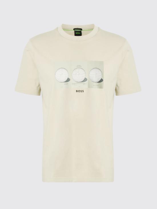 26SS 보스 반팔 티셔츠 50559353 272 Beige - BOSS