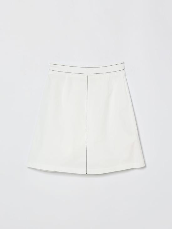 26SS [키즈] 마르니 스커트 M01753M00UV 0M100 White - MARNI