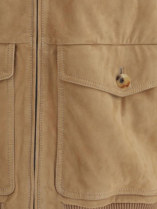 26SS 브루넬로 쿠치넬리 베스트 MPCLF2079 CMJ06 Camel - BRUNELLO CUCINELLI