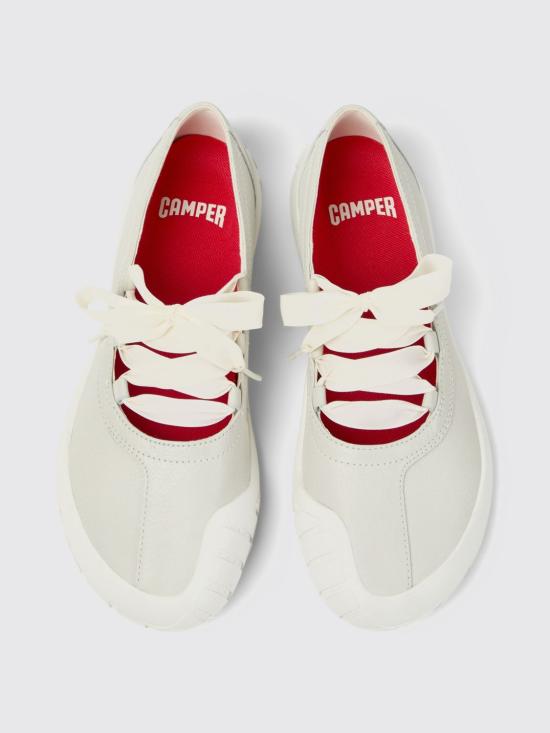 26SS 캠퍼 플랫 슈즈 K201921 001 PEU PATH 0 White - CAMPER