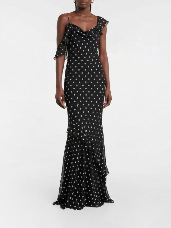 26SS 셀프 포트레이트 롱 원피스 SS26176XB Black