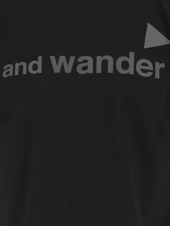 26SS 앤드원더 반팔 티셔츠 5746184074 010 Black - AND WANDER
