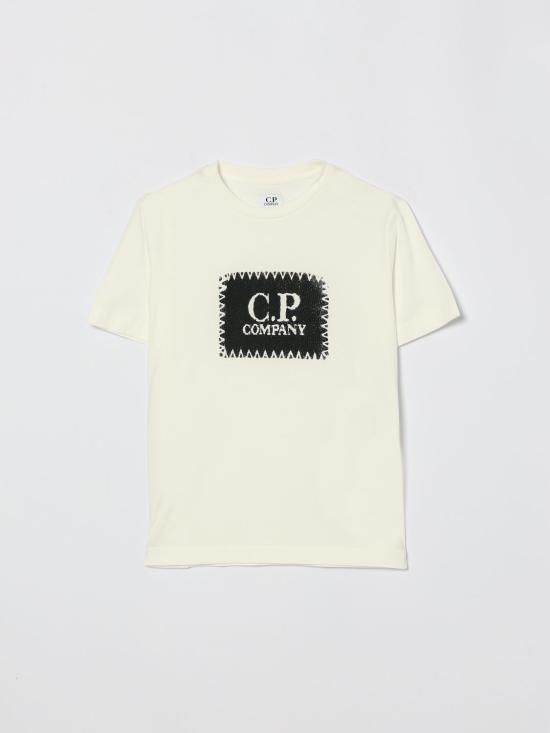 26SS [키즈] 씨피 컴퍼니 티셔츠 CMM00TLAA17 10135 White