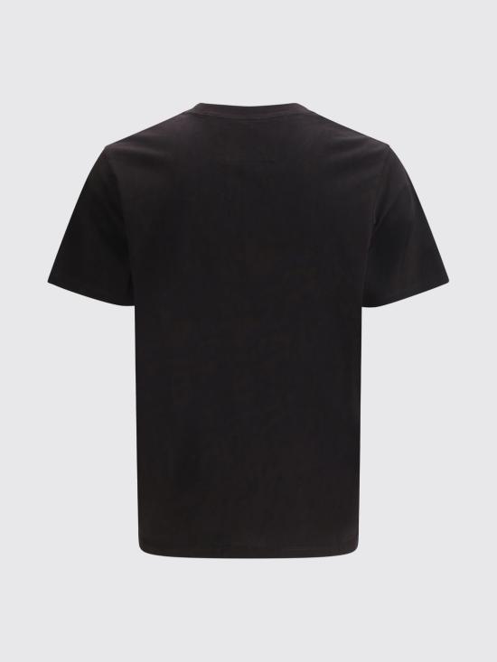 26SS 씨피 컴퍼니 저지 30/1 숏슬리브 로고 라벨 티셔츠 RCCMTS723A005100W 999 Black - C.P. COMPANY