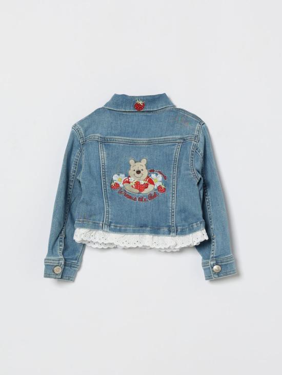 26SS [키즈] 모나리자 데님 자켓 39G1037017 0062 Grey - MONNALISA