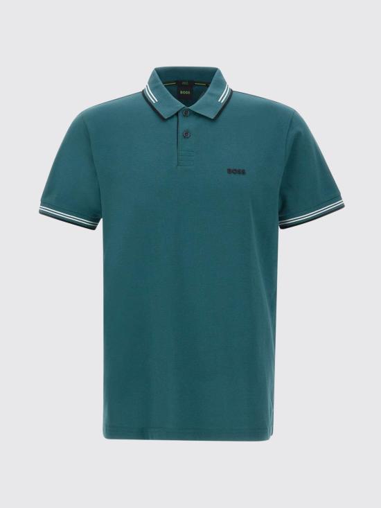26SS 보스 폴로 티셔츠 50506193 356 Petroleum Blue - BOSS
