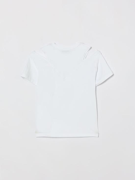 26SS [키즈] 돈답 티셔츠 DFTS0360JE006 B000 White - DONDUP