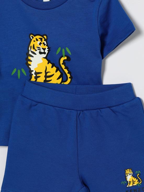 26SS [키즈] 겐조 트레이닝 웨어 K61867 871 Blue - KENZO