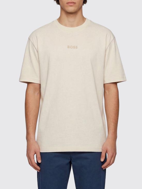 26SS 보스 반팔 티셔츠 50519368 272 Beige