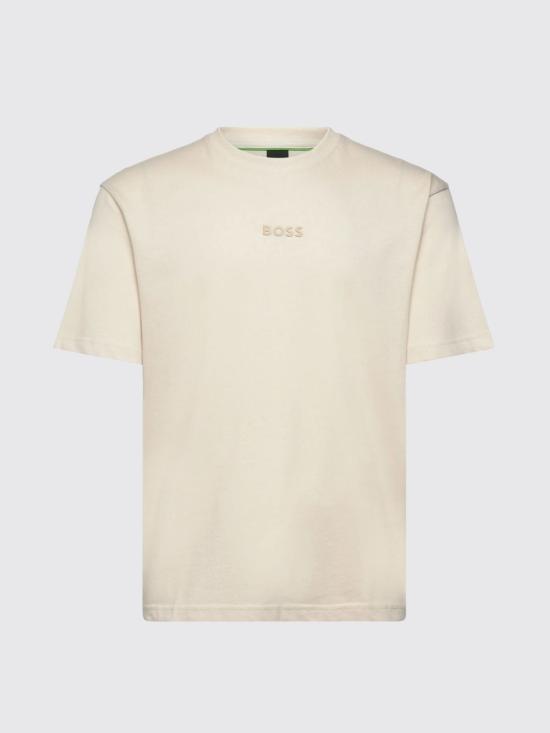 26SS 보스 반팔 티셔츠 50519368 272 Beige - BOSS