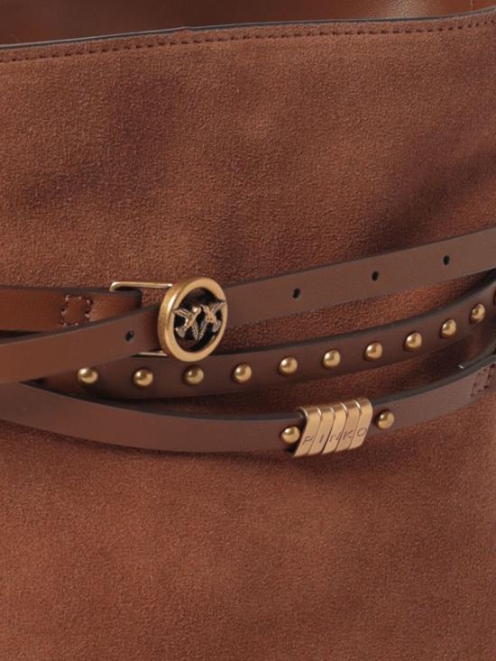 26SS 핑코 숄더백 106340A0F6 L17Q Brown - PINKO